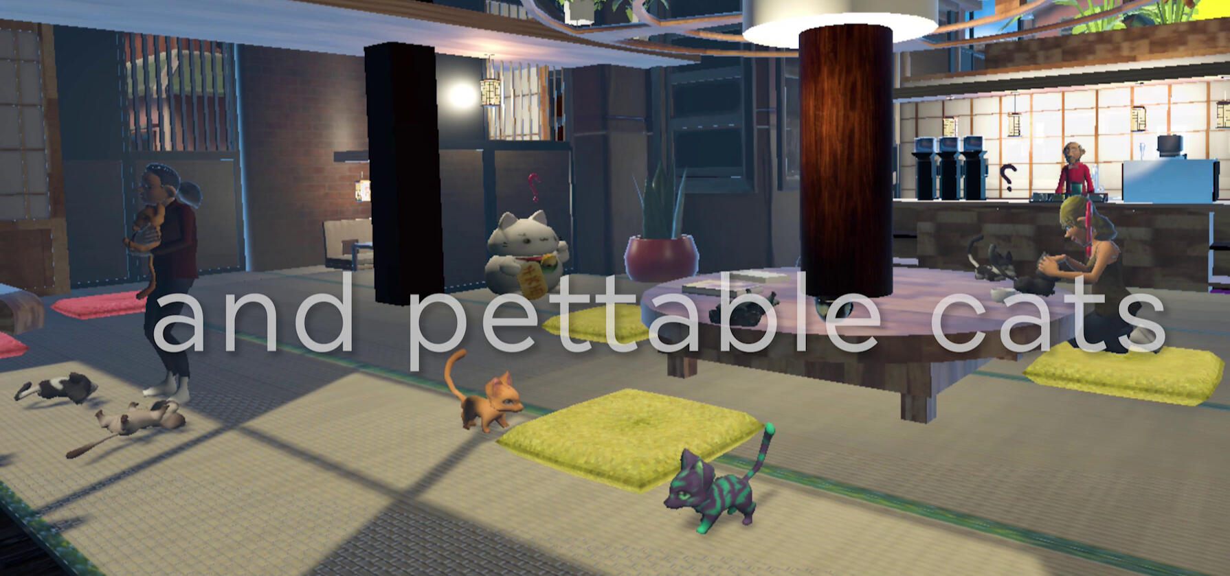 Hang out with the Cats in the Cafe!